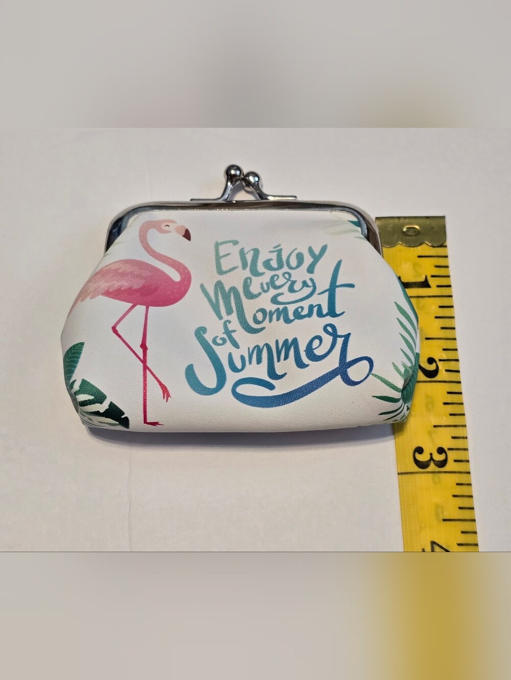 💞 ☠️🦩 Vibrant & Fun Kiss-Lock Coin Purse Trio! - Picture 4 of 4